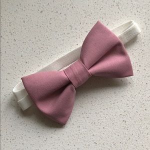 Dusty Rose Boys Bow Tie